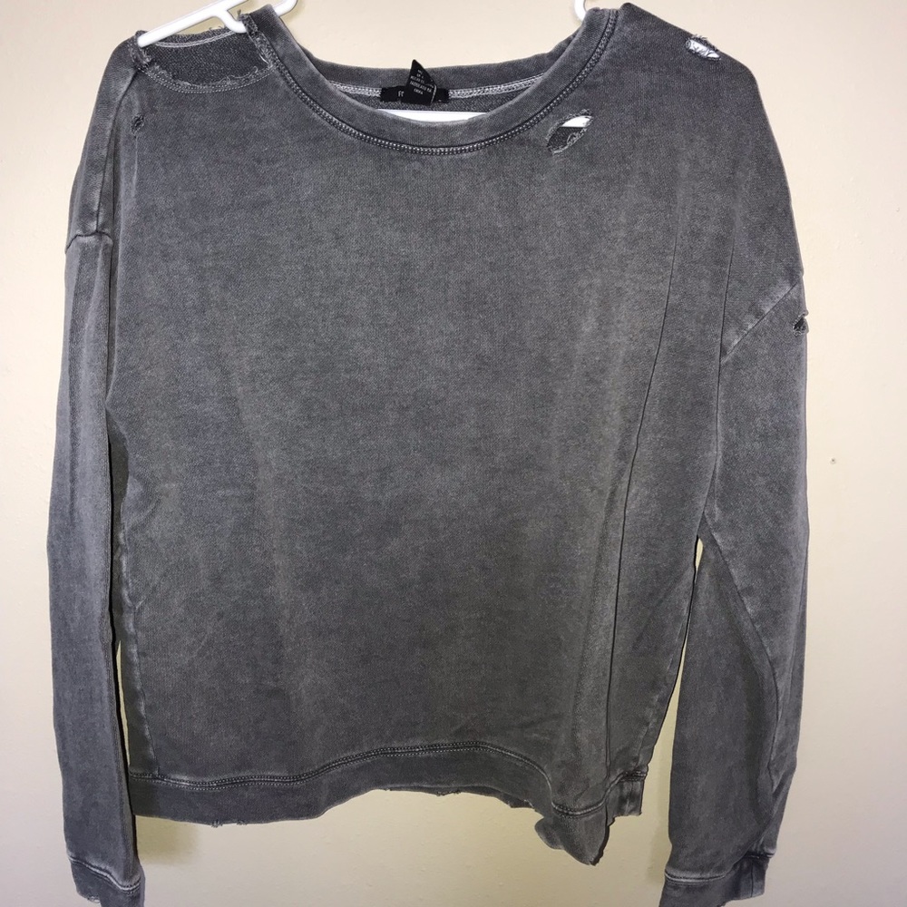 cut up crewneck